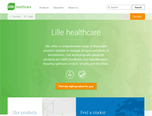 Tablet Screenshot of lillehealthcare.com